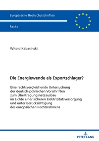 Vorderes Coverbild Die Energiewende als Exportschlager?