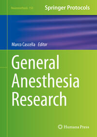Vorderes Coverbild General Anesthesia Research