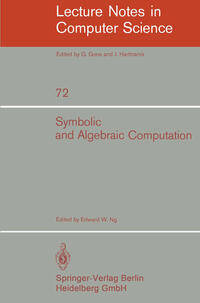 Vorderes Coverbild Symbolic and Algebraic Computation