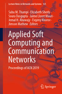 Vorderes Coverbild Applied Soft Computing and Communication Networks