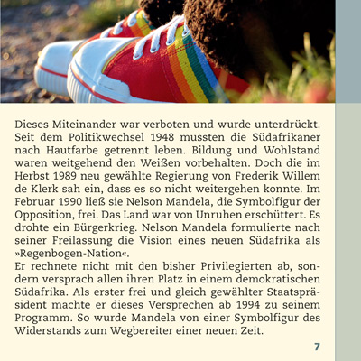 Beispielinhalt (Bild) Nelson Mandela