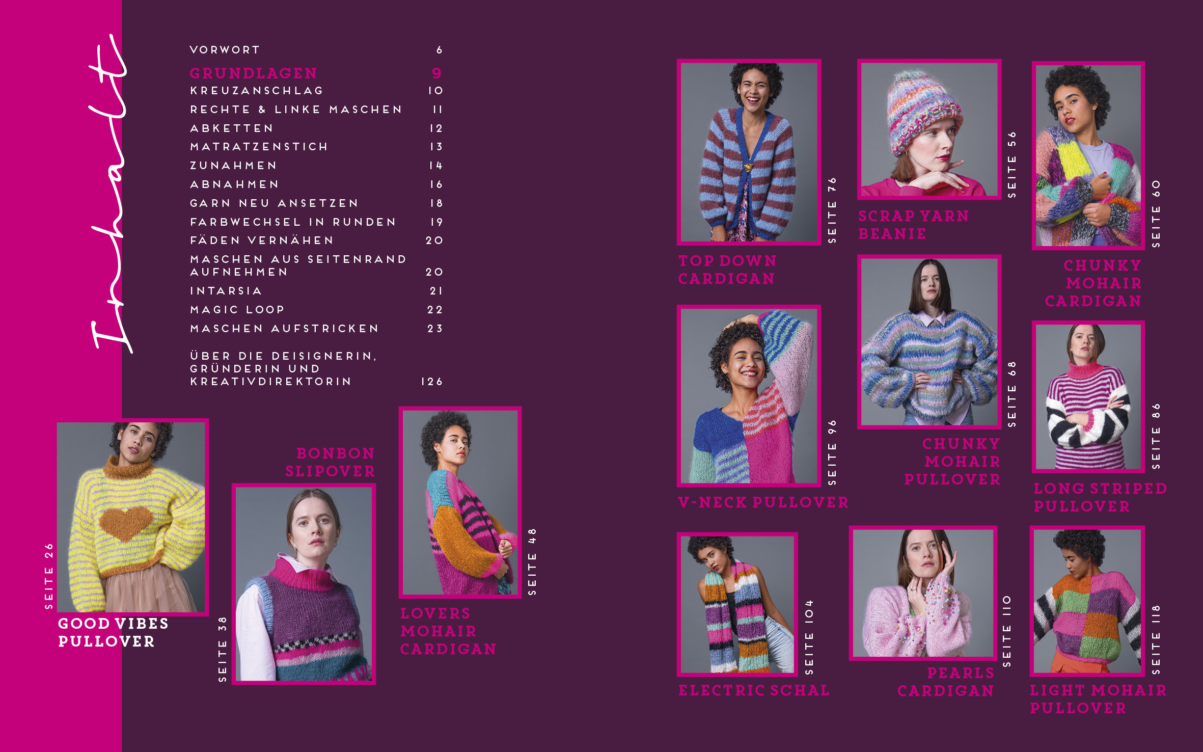 Beispielinhalt (Bild) Colour Blocking – Das Strickbuch