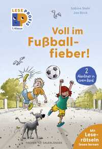 Vorderes Coverbild Leseprofis – Voll im Fußballfieber!, 1. Klasse (Doppelband)
