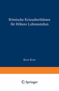 Vorderes Coverbild Römische Literaturgeschichte und Alterthümer, für höhere Lehranstalten