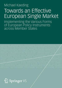 Vorderes Coverbild Towards an Effective European Single Market