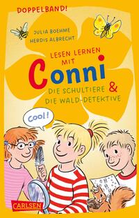 Vorderes Coverbild Lesen lernen mit Conni: Doppelband. Enthält die Bände: Conni und die Schultiere / Conni und die Wald-Detektive