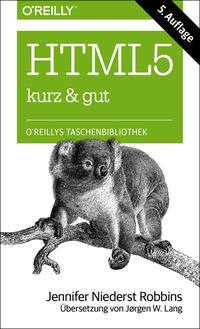 Vorderes Coverbild HTML5 - kurz & gut