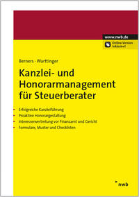 Vorderes Coverbild Kanzlei- und Honorarmanagement für Steuerberater
