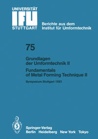 Vorderes Coverbild Grundlagen der Umformtechnik — Stand und Entwicklungstrends / Fundamentals of Metal Forming Technique — State and Trends