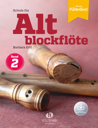Vorderes Coverbild Schule für Altblockflöte 2 (mit Audio-Download)