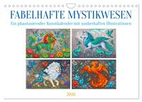 Vorderes Coverbild Fabelhafte Mystikwesen (Wandkalender 2026 DIN A4 quer), CALVENDO Monatskalender