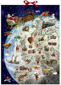 Vorderes Coverbild Wandkalender – Der Dienstplan des Weihnachtsmanns