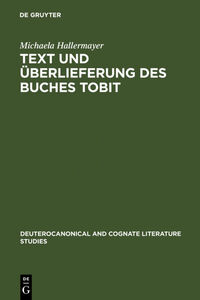 Vorderes Coverbild Text und Überlieferung des Buches Tobit