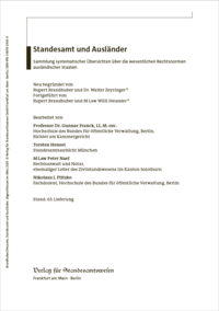 Vorderes Coverbild Standesamt und Ausländer