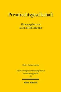 Vorderes Coverbild Privatrechtsgesellschaft