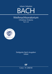 Vorderes Coverbild Weihnachtsoratorium (Klavierauszug deutsch)