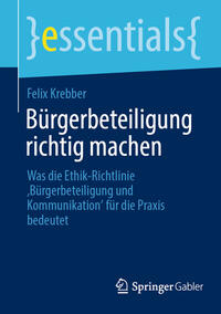 Vorderes Coverbild Bürgerbeteiligung richtig machen