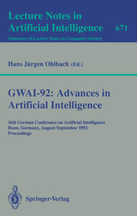 Vorderes Coverbild GWAI-92: Advances in Artificial Intelligence