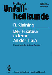Vorderes Coverbild Der Fixateur externe an der Tibia