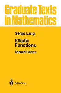 Vorderes Coverbild Elliptic Functions
