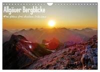 Vorderes Coverbild Allgäuer Bergblicke - Frei fühlen, frei denken, loslassen... (Wandkalender 2025 DIN A4 quer), CALVENDO Monatskalender