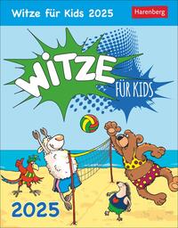 Vorderes Coverbild Witze für Kids Tagesabreißkalender 2025