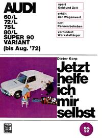 Vorderes Coverbild Audi 60/L 72/L 75/L 80/L Super 90 / Variant bis August '72