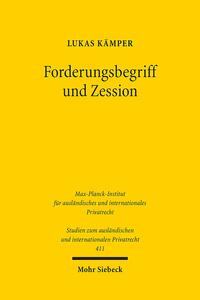 Vorderes Coverbild Forderungsbegriff und Zession