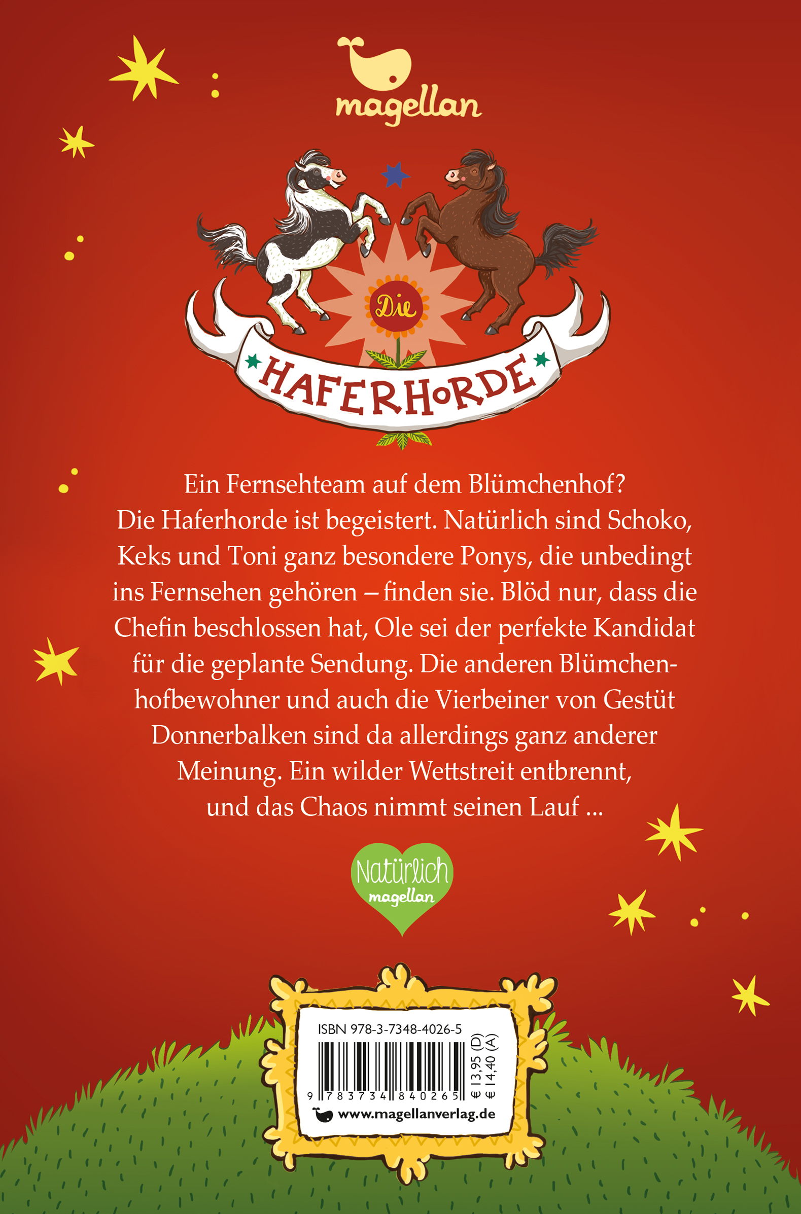 Rückseitencover Die Haferhorde - Hopp, hopp, hurra!