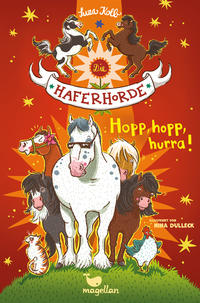 Vorderes Coverbild Die Haferhorde - Hopp, hopp, hurra!