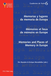 Vorderes Coverbild Memorias y lugares de memoria de Europa- Mémoires et lieux de mémoire en Europe- Memories and Places of Memory in Europe