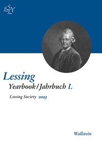 Vorderes Coverbild Lessing Yearbook/Jahrbuch L, 2023