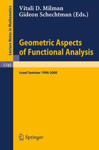 Vorderes Coverbild Geometric Aspects of Functional Analysis