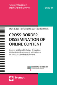 Vorderes Coverbild Cross-Border Dissemination of Online Content