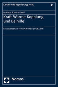Vorderes Coverbild Kraft-Wärme-Kopplung und Beihilfe