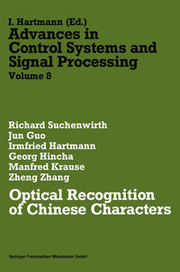 Vorderes Coverbild Optical Recognition of Chinese Characters