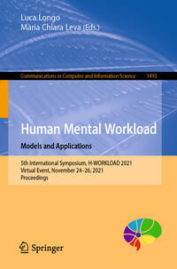 Vorderes Coverbild Human Mental Workload: Models and Applications