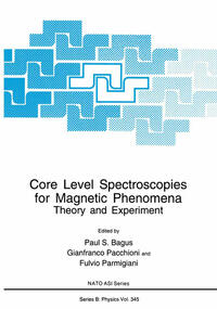 Vorderes Coverbild Core Level Spectroscopies for Magnetic Phenomena