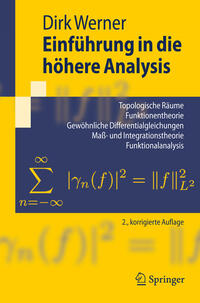 Vorderes Coverbild Einführung in die höhere Analysis