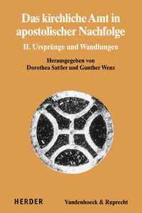 Vorderes Coverbild Das kirchliche Amt in apostolischer Nachfolge