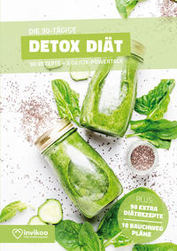 Vorderes Coverbild Detox Diätplan - Ernährungsplan zum Abnehmen für 30 Tage