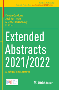 Vorderes Coverbild Extended Abstracts 2021/2022