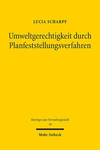 Vorderes Coverbild Umweltgerechtigkeit durch Planfeststellungsverfahren