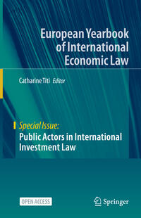 Vorderes Coverbild Public Actors in International Investment Law