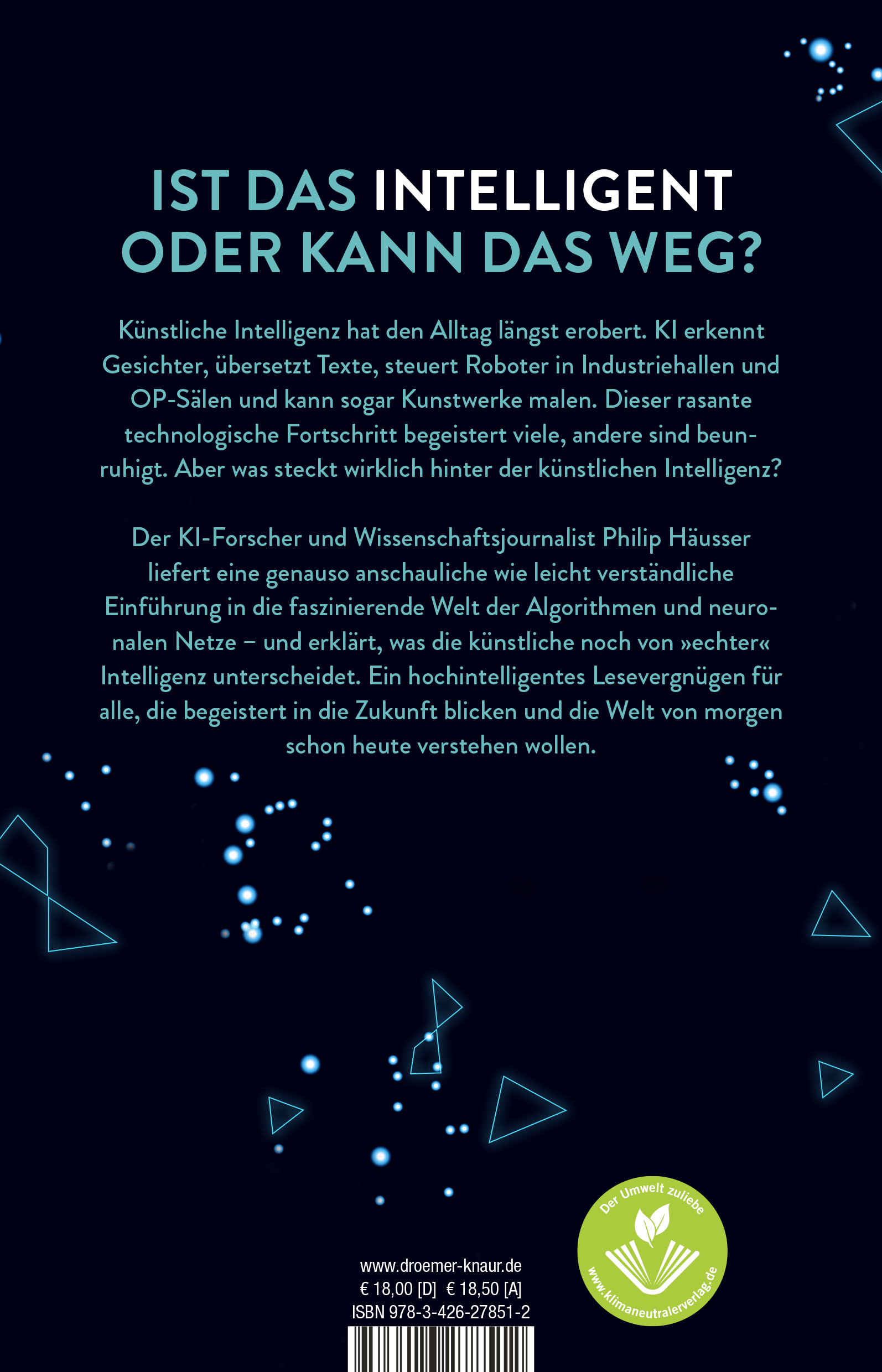 Rückseitencover Natürlich alles künstlich