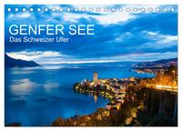 Vorderes Coverbild GENFER SEE Das Schweizer Ufer (Tischkalender 2025 DIN A5 quer), CALVENDO Monatskalender