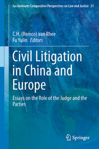 Vorderes Coverbild Civil Litigation in China and Europe