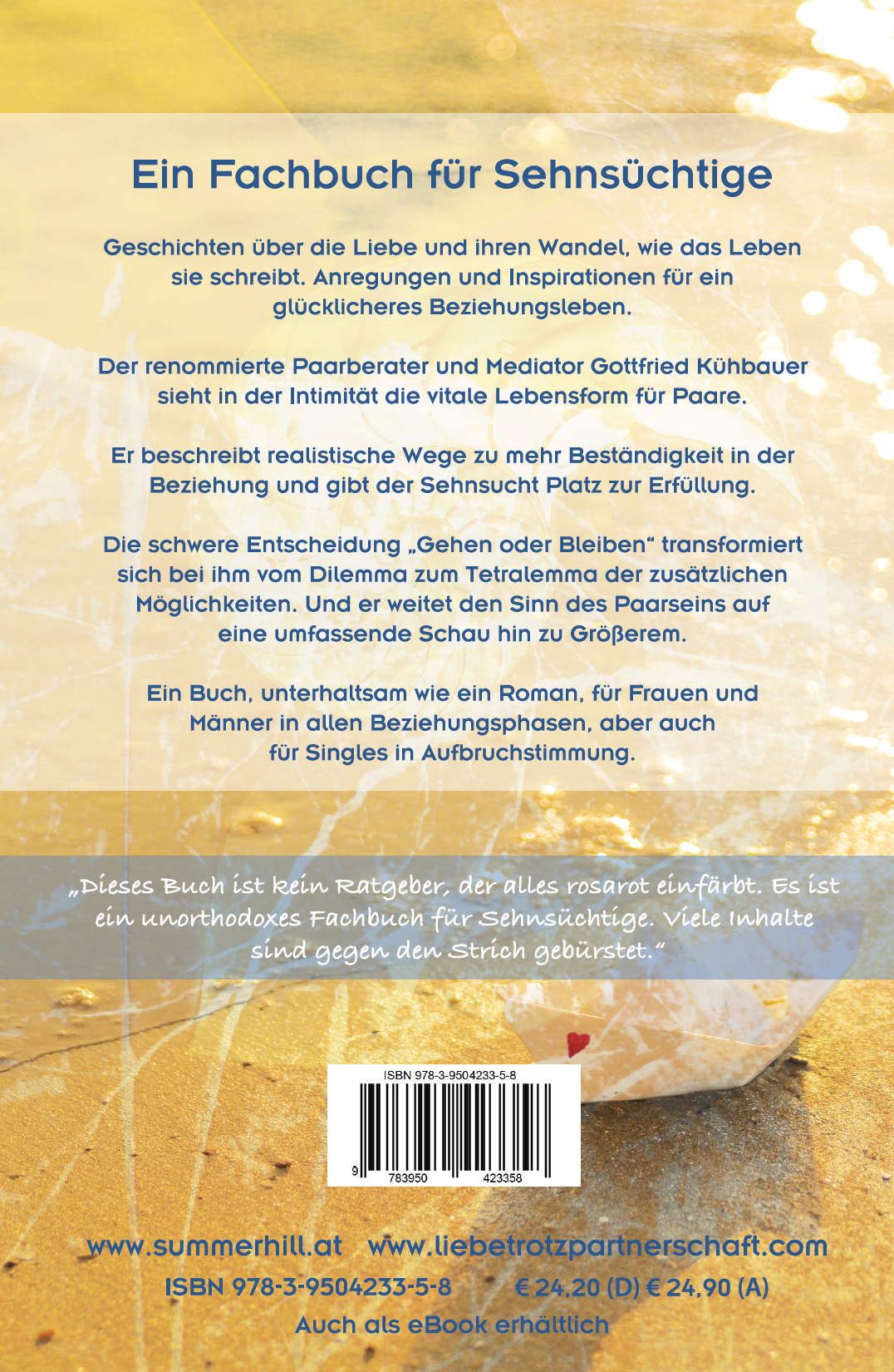 Rückseitencover LIEBE TROTZ PARTNERSCHAFT