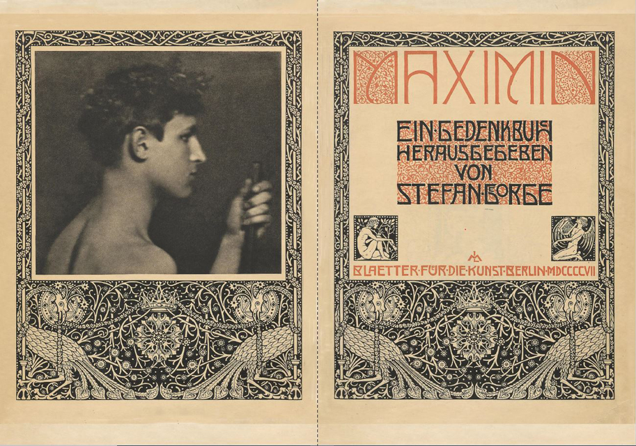Beispielinhalt (Bild) Maximin. Ein Gedenkbuch.