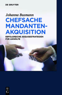 Vorderes Coverbild Chefsache Mandantenakquisition